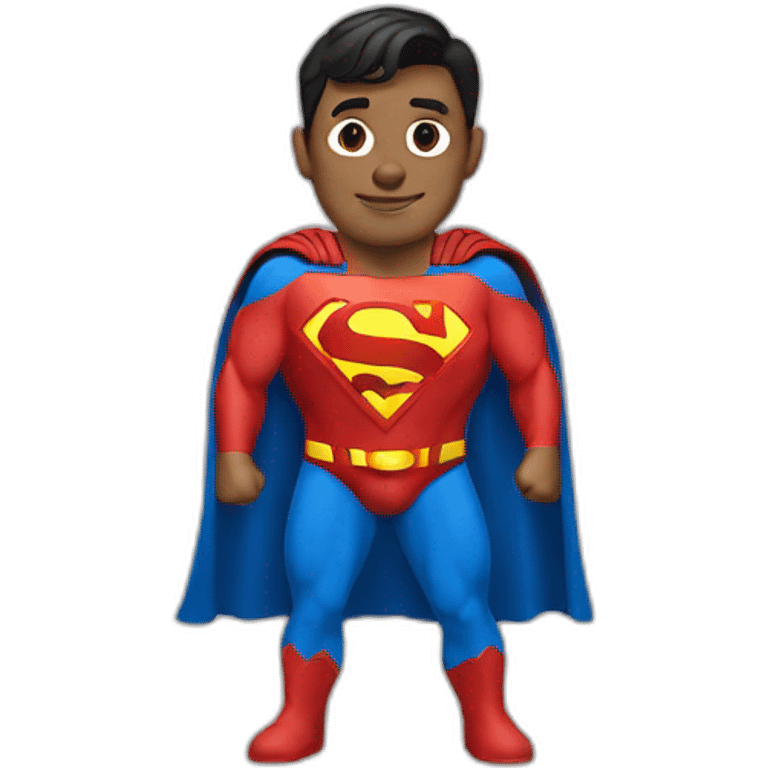 superman with laptop emoji