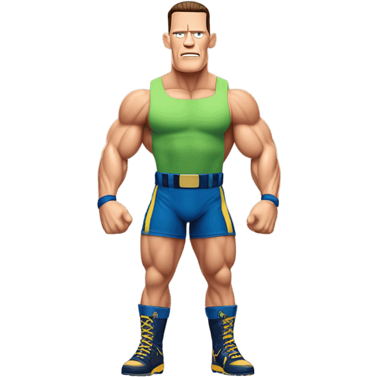 John cena with huge muscles emoji