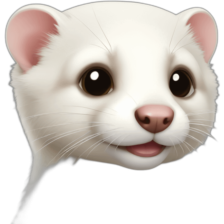 Ferret White  emoji