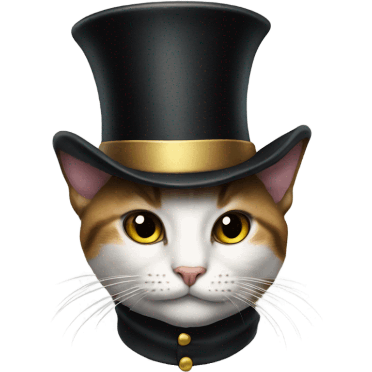 cat with a tophat emoji