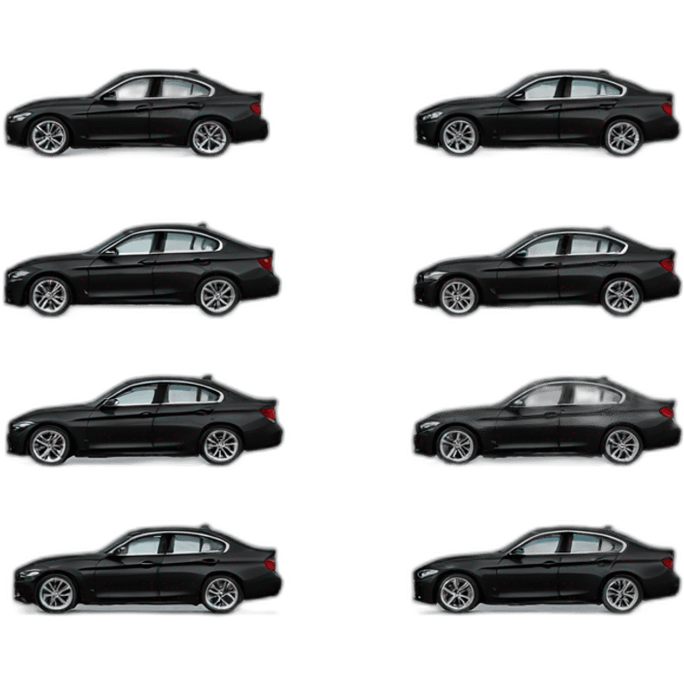 black bmw f30 emoji