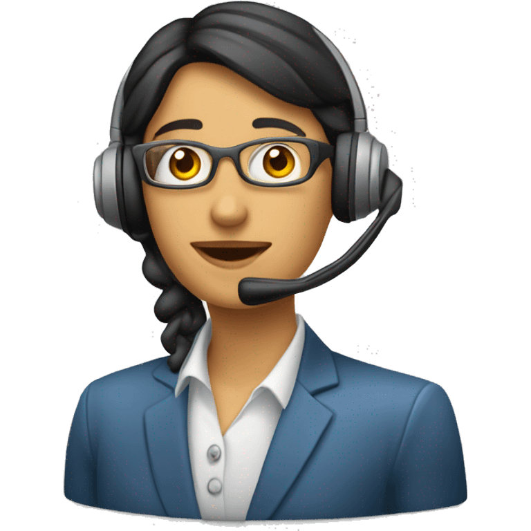 ATENDENTE DE TELEMARKETING MORENA emoji