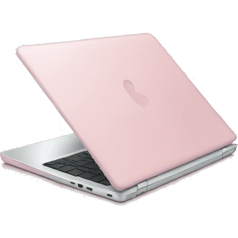 Light pink laptop emoji