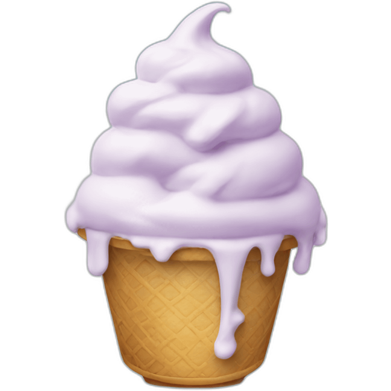 frozen yoghurt emoji