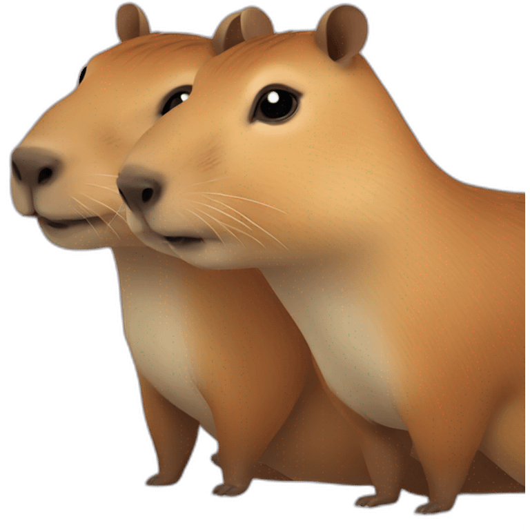 capybara couple emoji