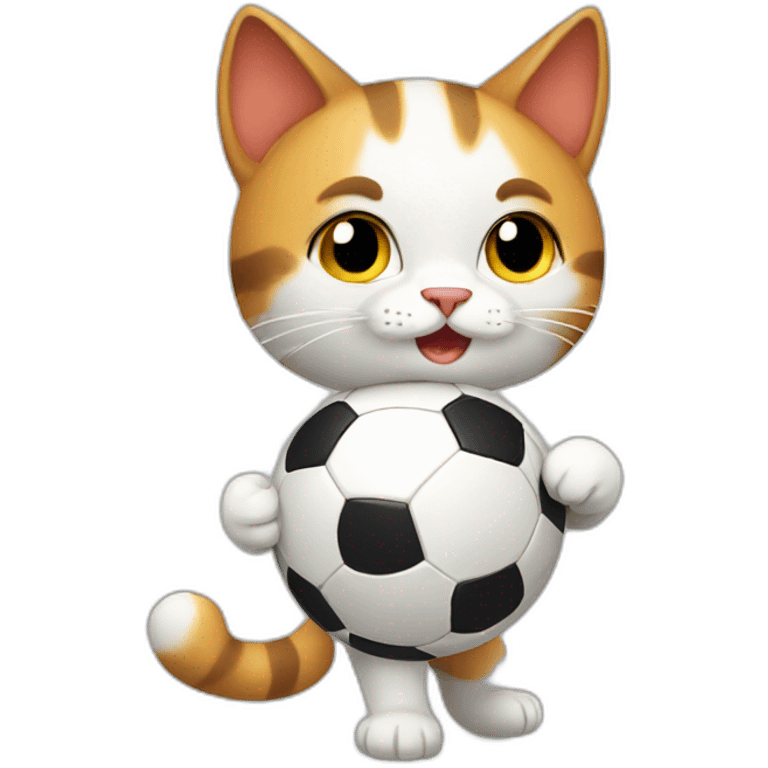 soccer cat emoji