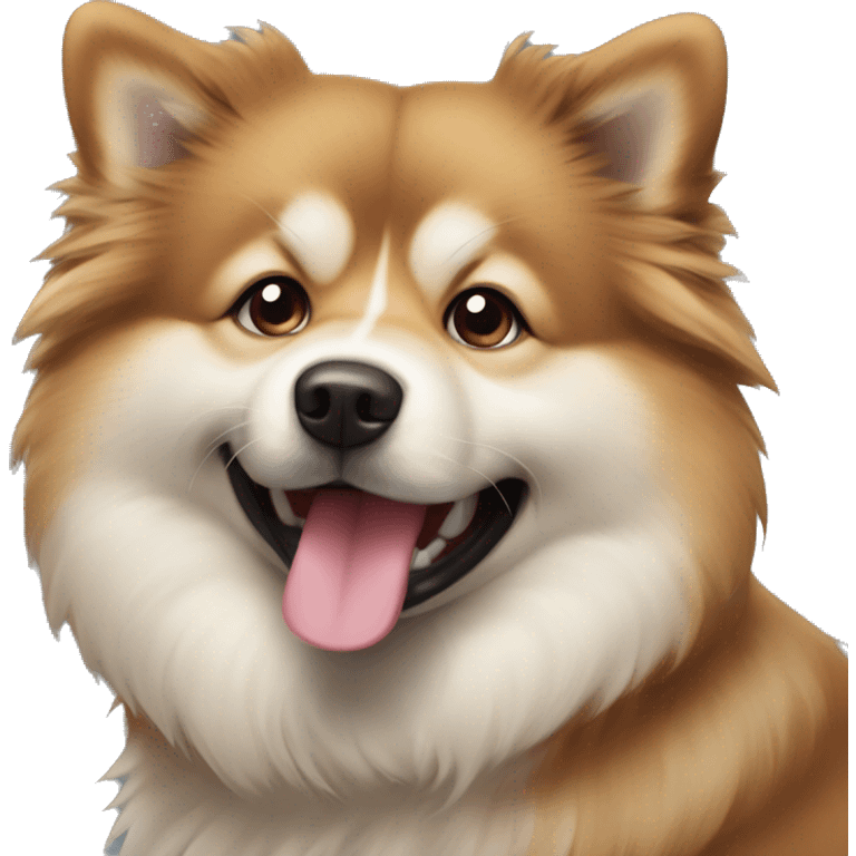 finnish-lapphund brown  emoji