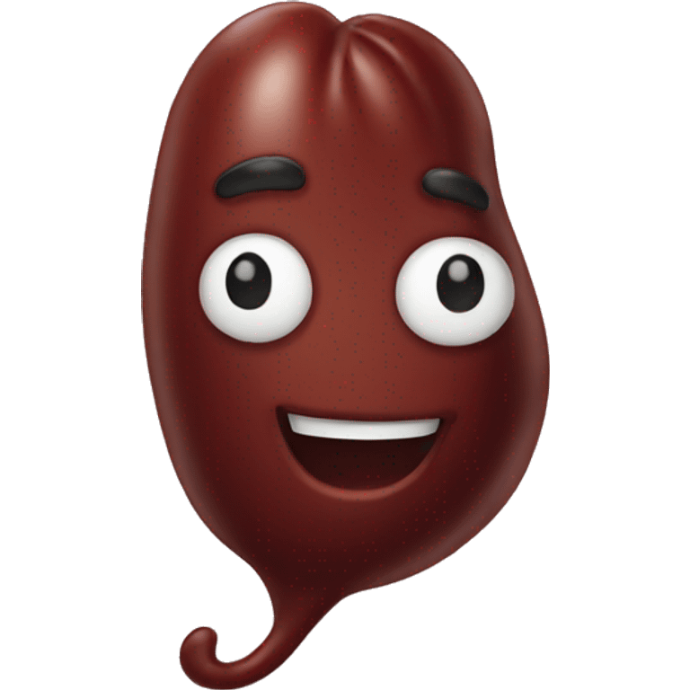 Red beans emoji