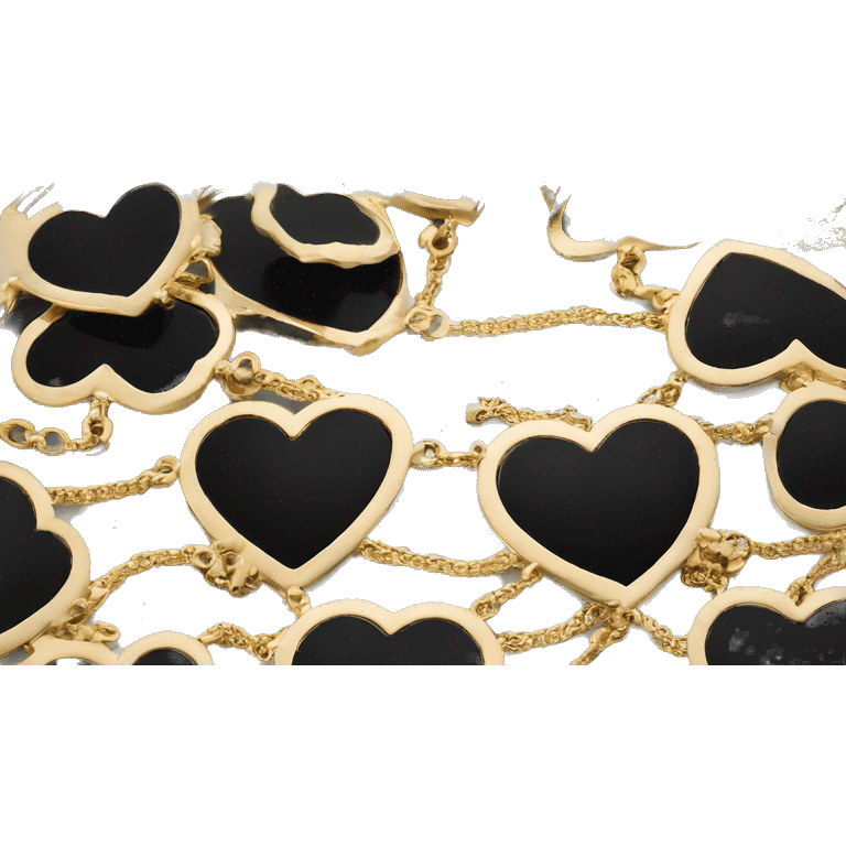 Vancleef Vintage Alhambra Bracelet in onyx emoji