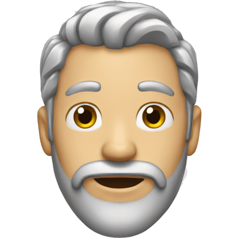 silver ponytail man emoji