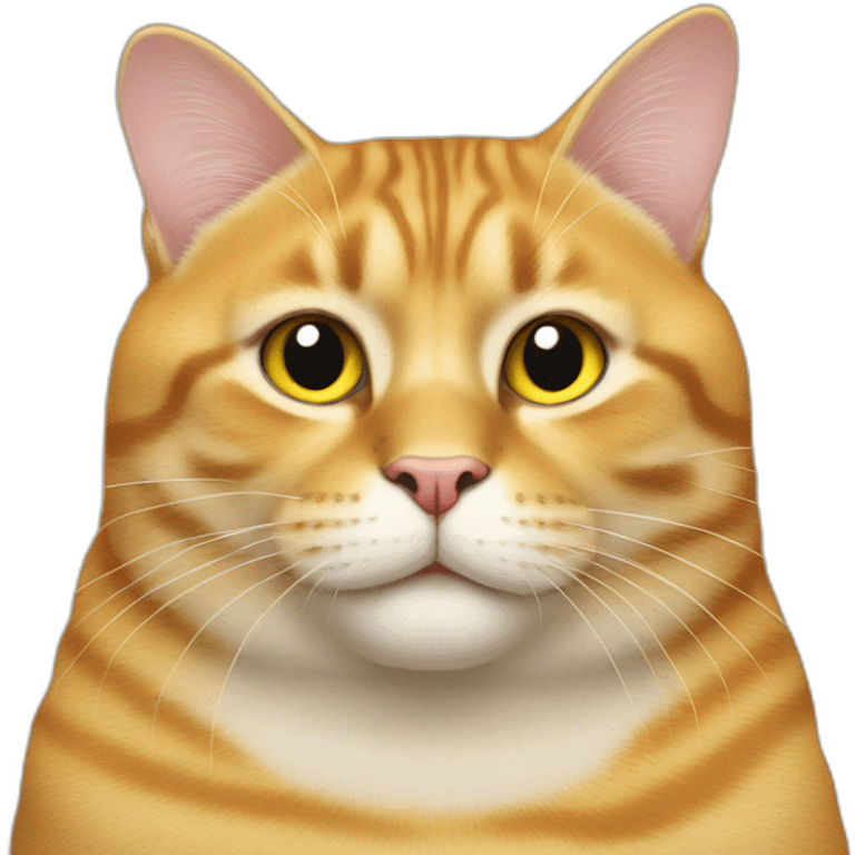 fat-fa t-golden-cat emoji