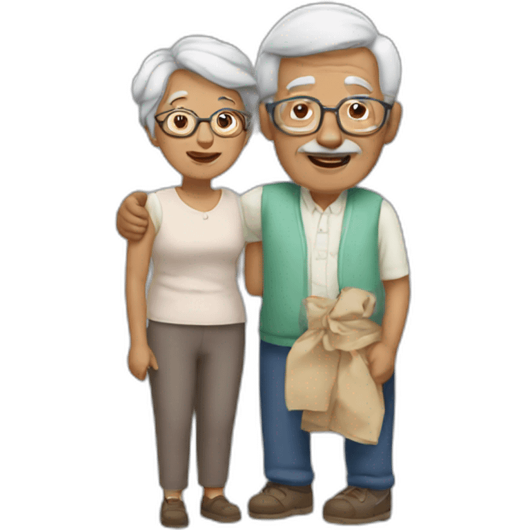 grandpa and grandma emoji