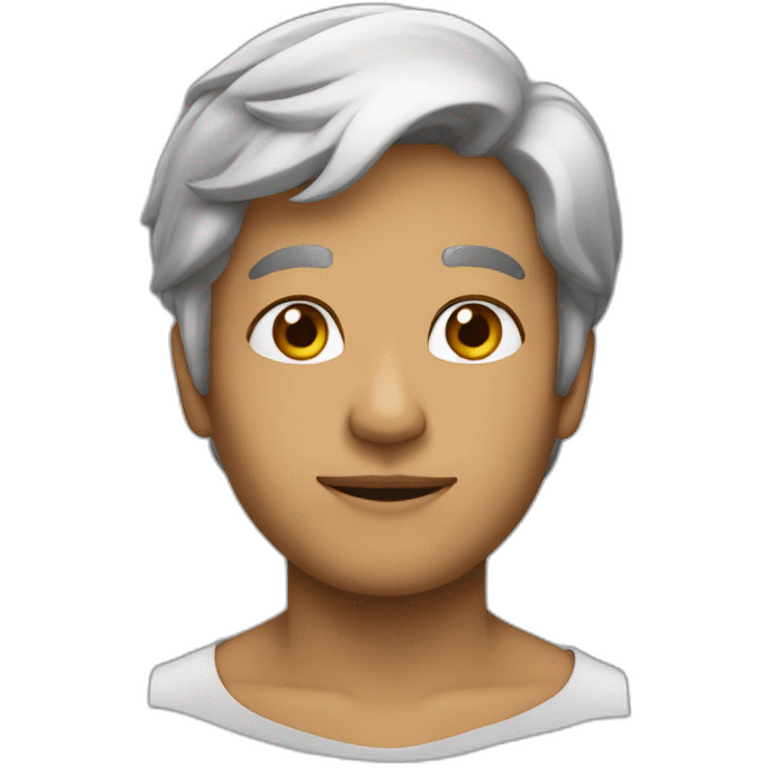 رجل رمادي emoji