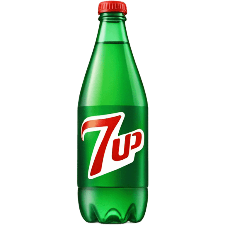 Bottle of 7up emoji