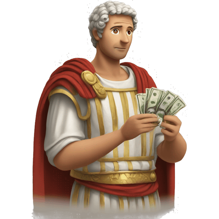 roman men counting money emoji