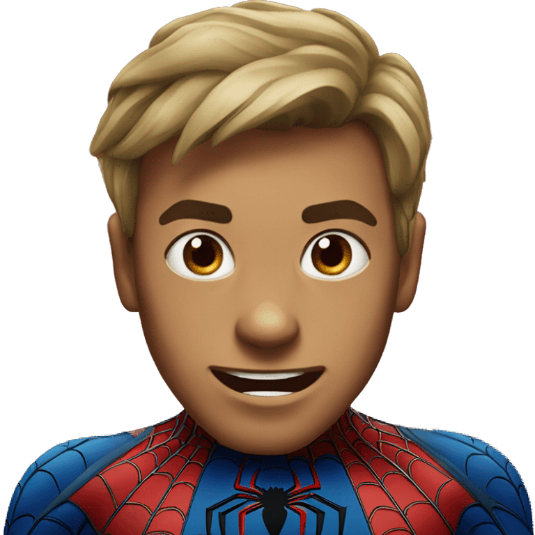 Spiderman superhero emoji