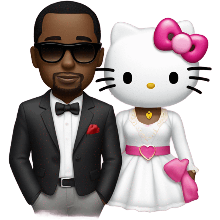 P diddy and hello kitty emoji