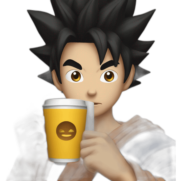 Sangoku drink coffe emoji