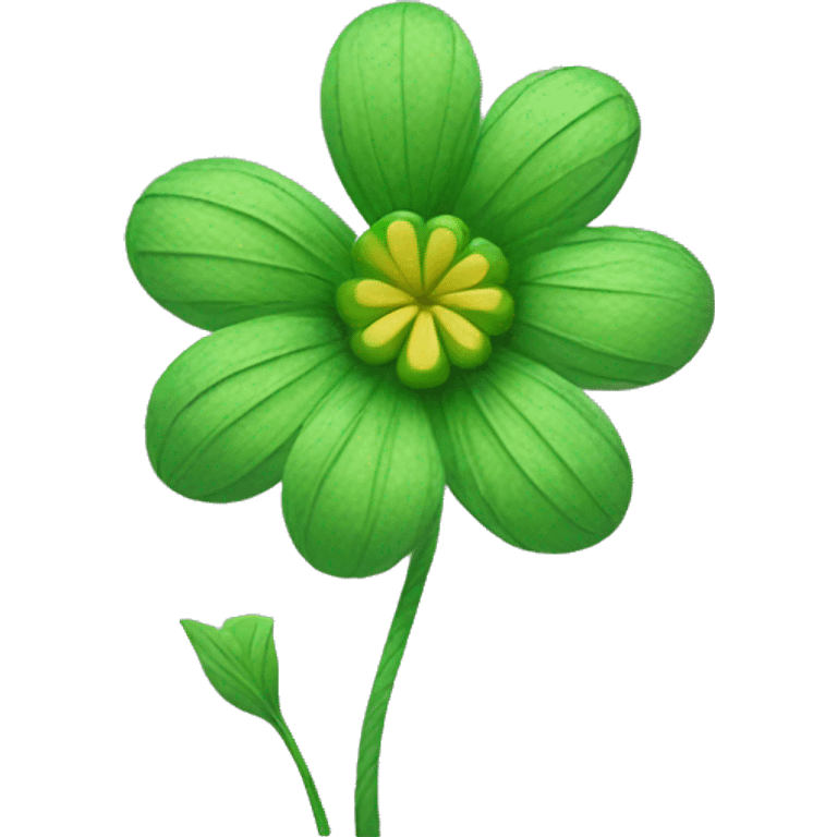 greenthread flower emoji