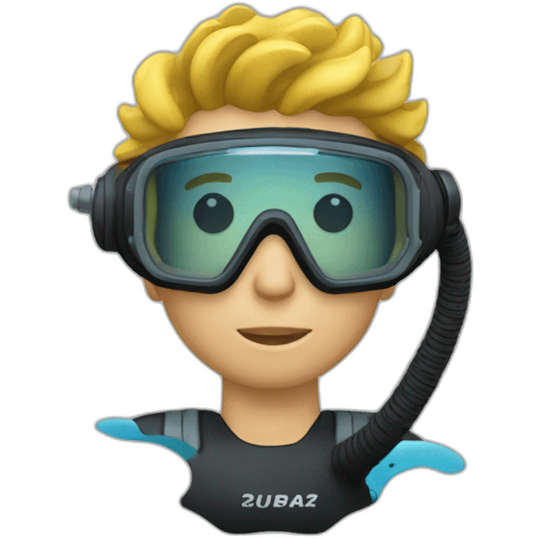 Swimming Scuba diver emoji