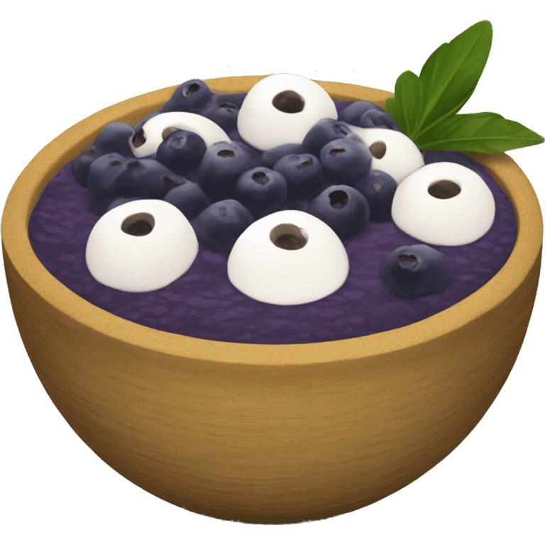 Açai bowl  emoji