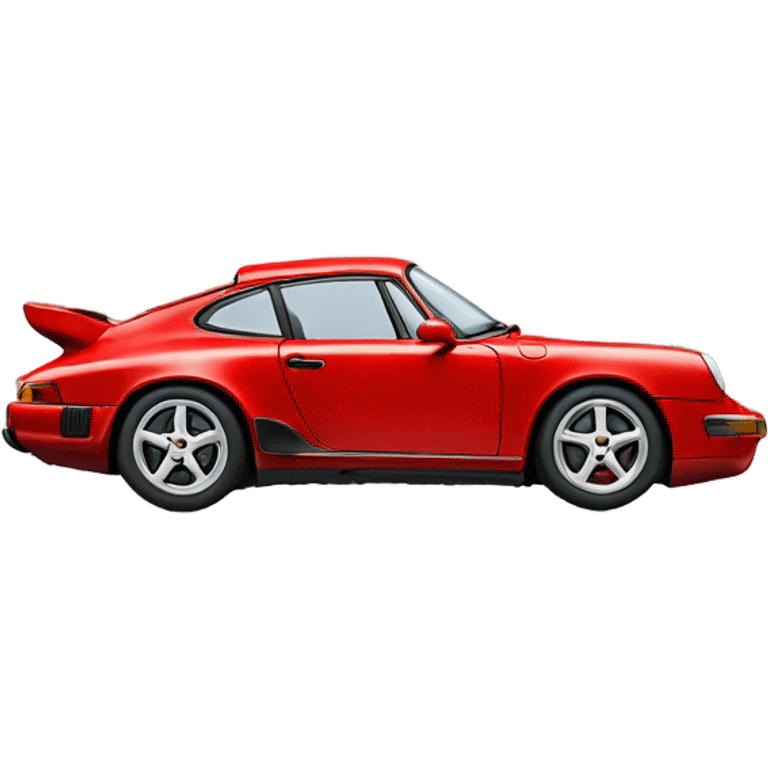 red porsche car emoji