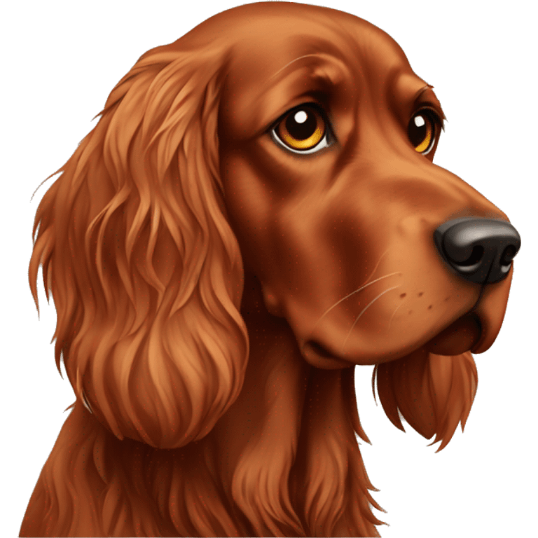 irish setter sad emoji