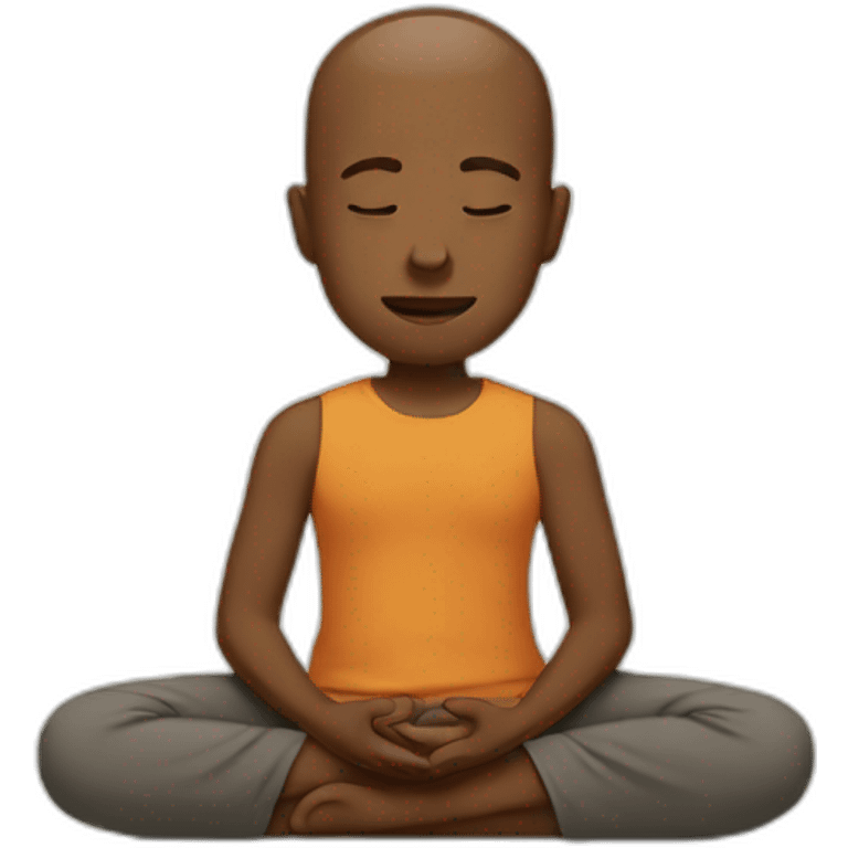 Meditar emoji