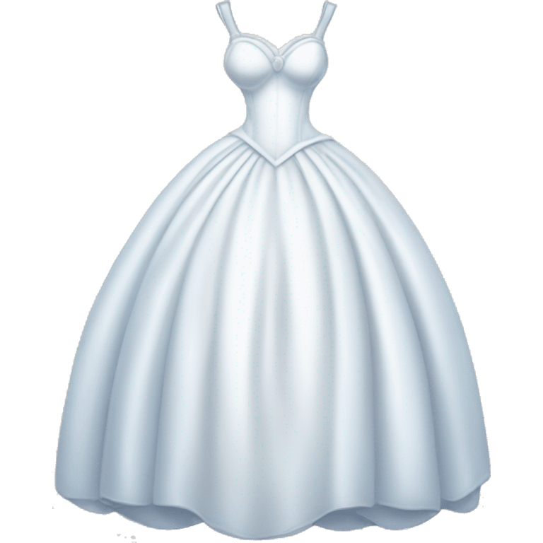 Big white cinderella dress emoji