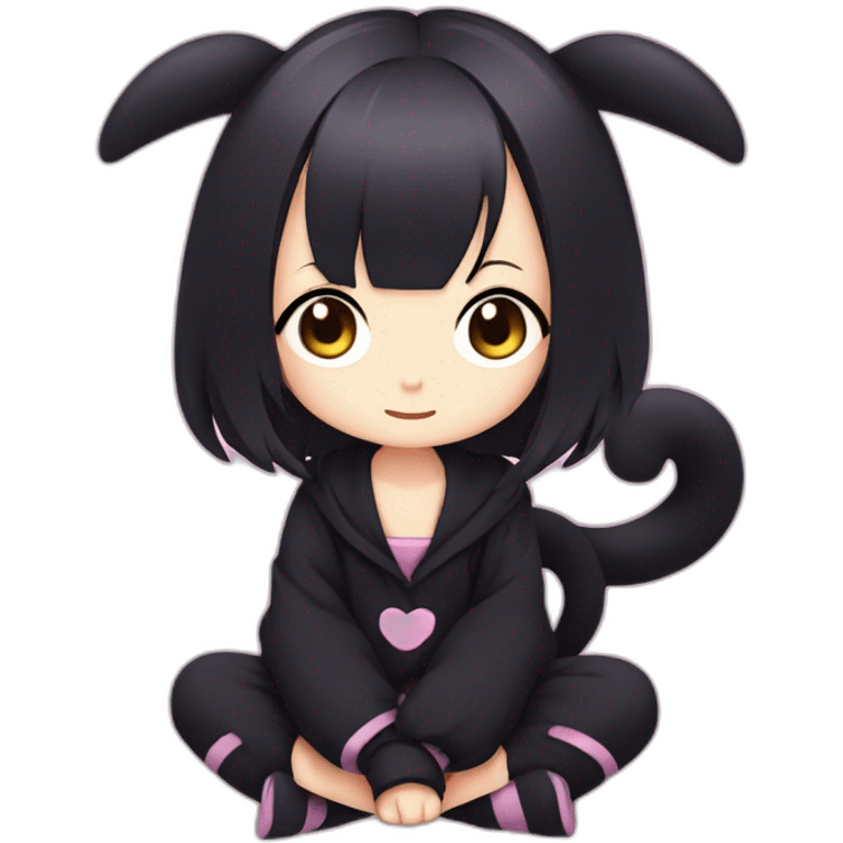 Kuromi cute emoji