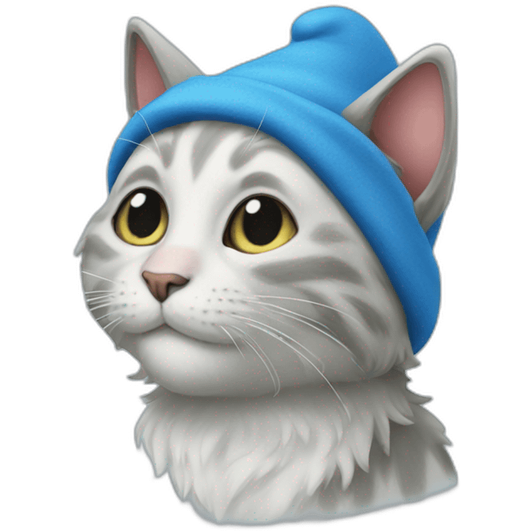 smurf cat emoji