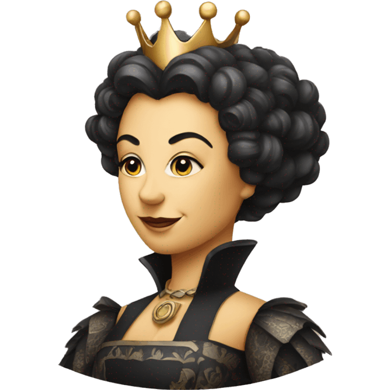 Queen of spades logo  emoji