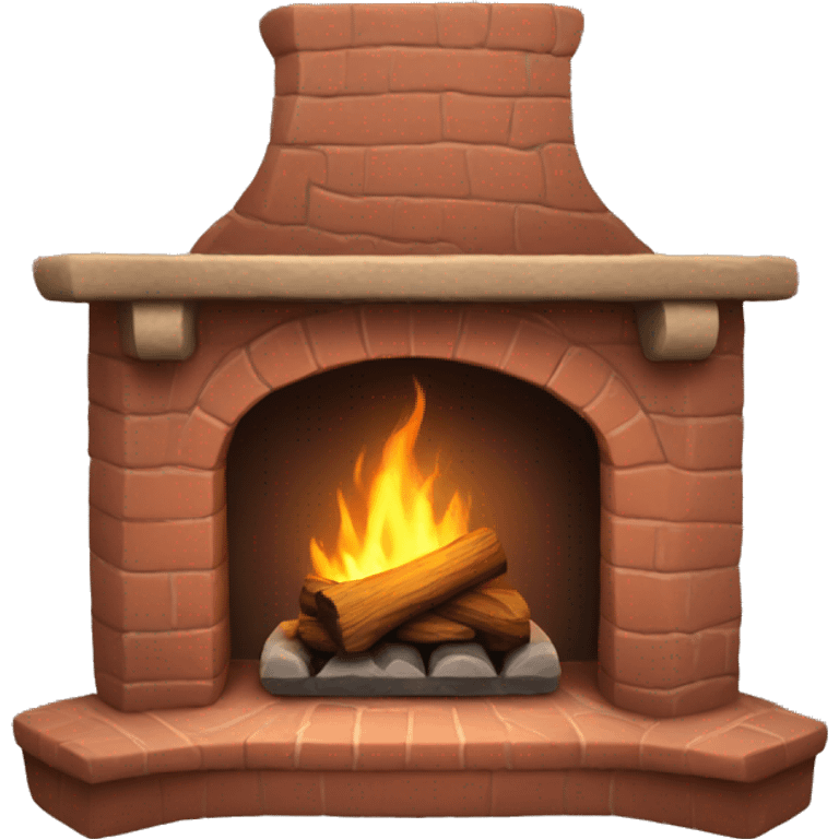 Cozy fireplace emoji