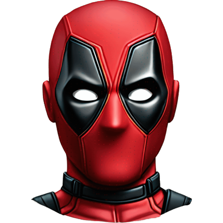 A head of Deadpool emoji