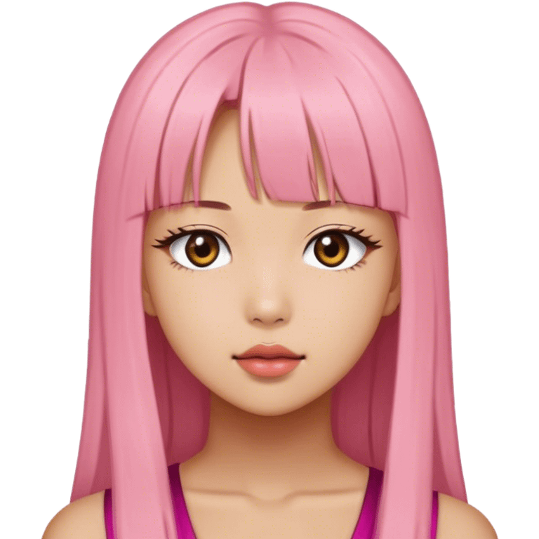 Lisa from black pink emoji