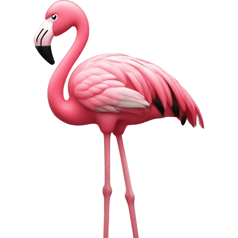 aruba beach and flamingo emoji