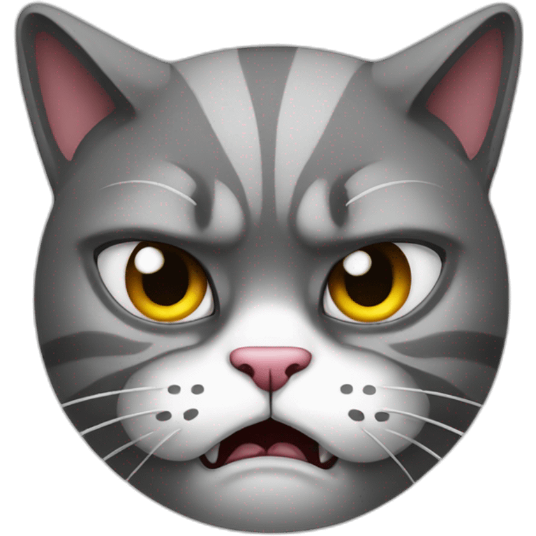 Angry cat emoji