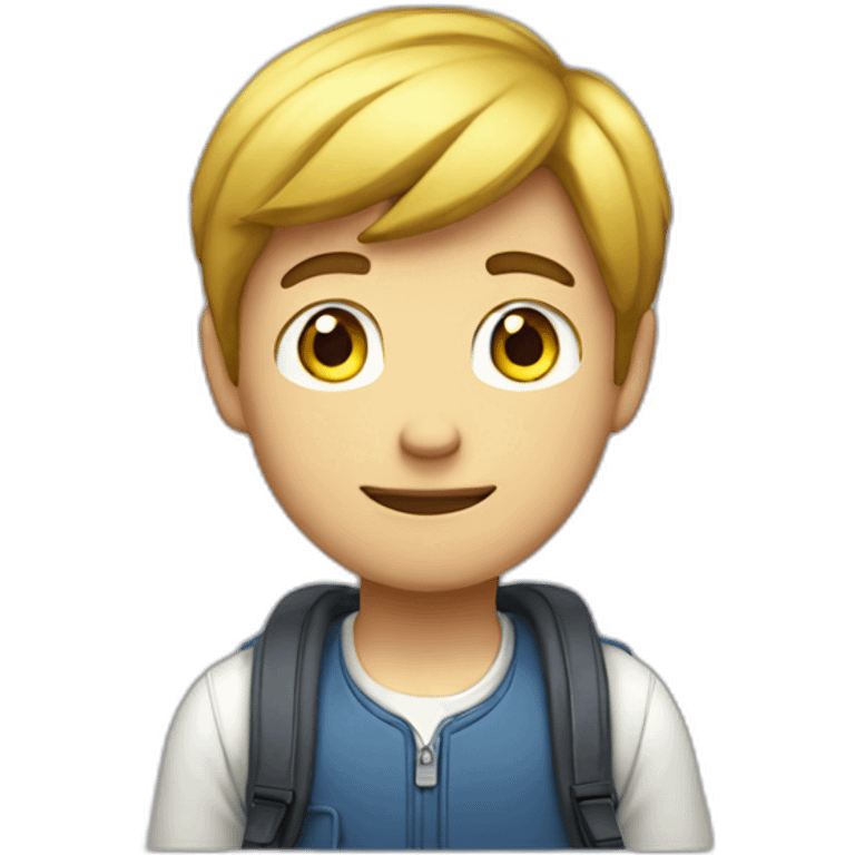 boy with nintendo emoji