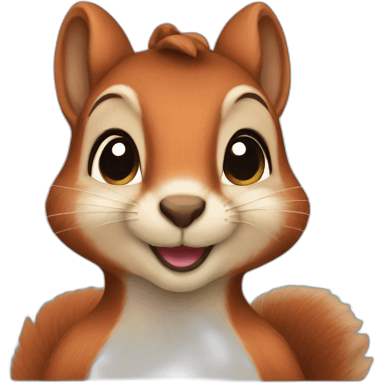 female squirrel emoji