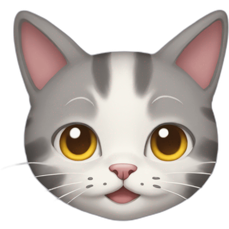 cat with heart eyes in ghibli emoji