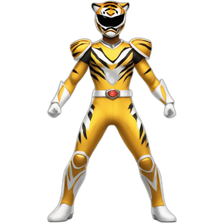 tiger Power ranger full body emoji