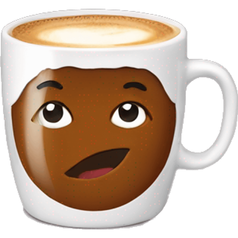 Espresso in a Christmas mug emoji