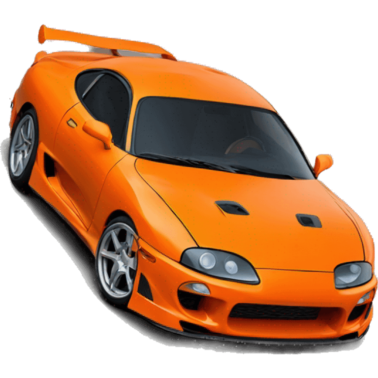 Fast & Furious supra orange emoji