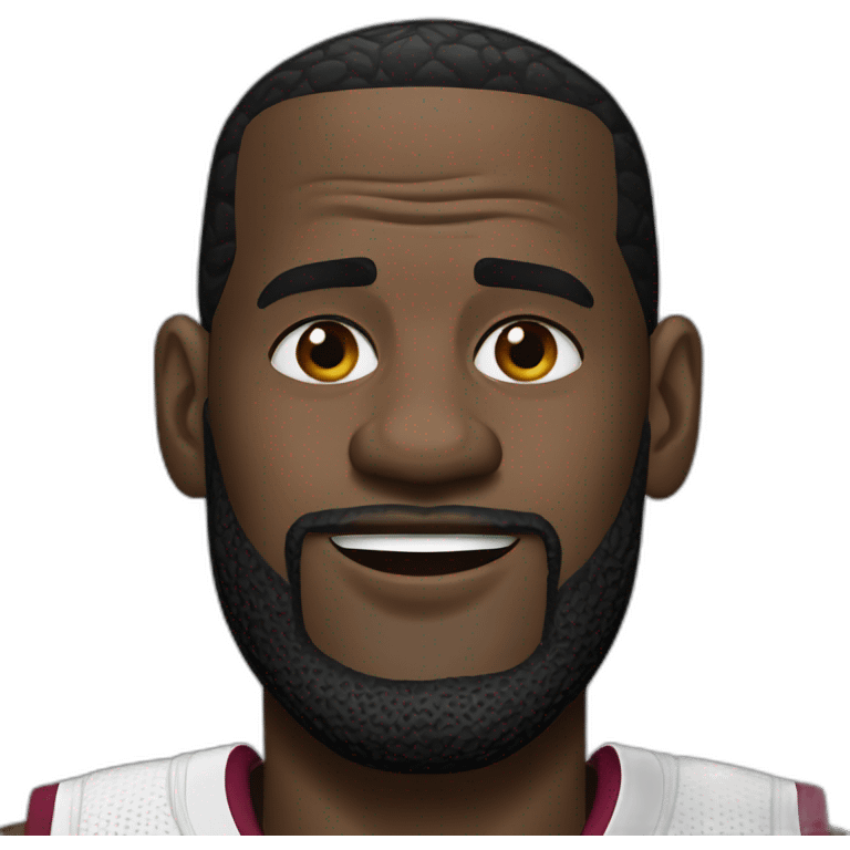 Lebron James look emoji