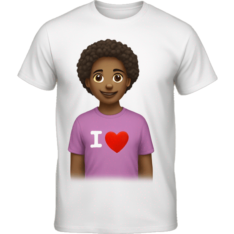 T-shirt with the inscription “I ❤️ mari” emoji