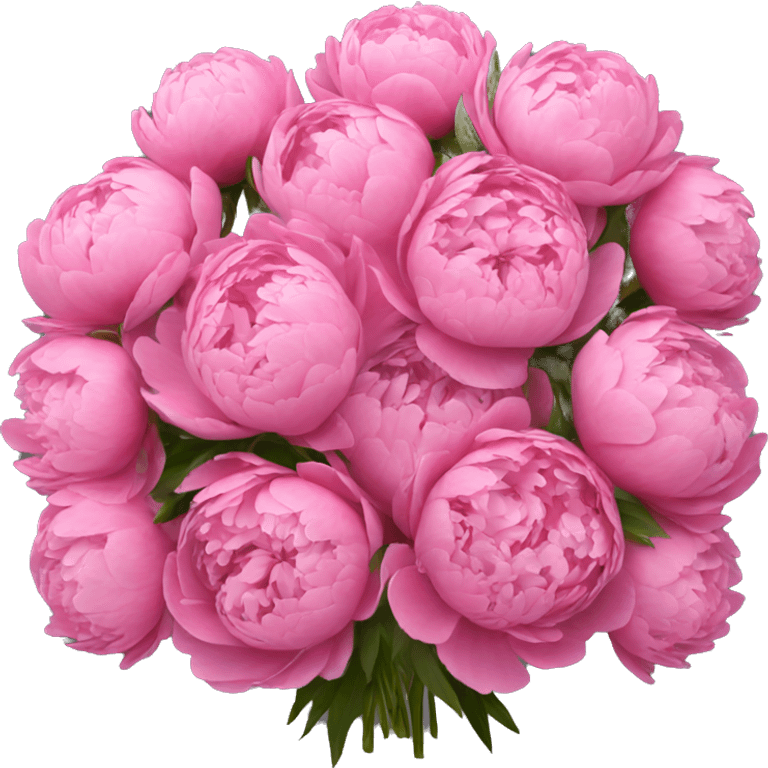 Huge bouquet of peonies  emoji