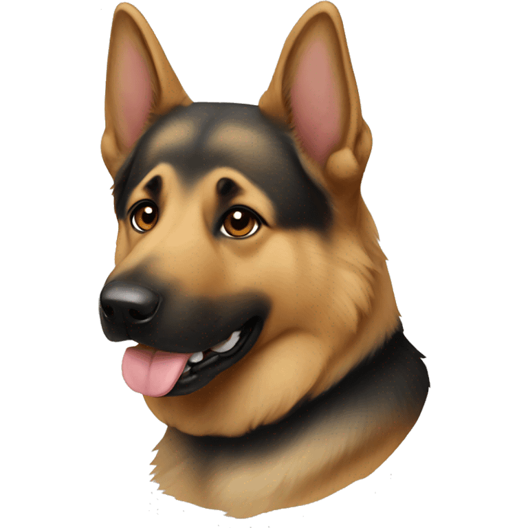 German Shepherd Chow Mix Dog emoji