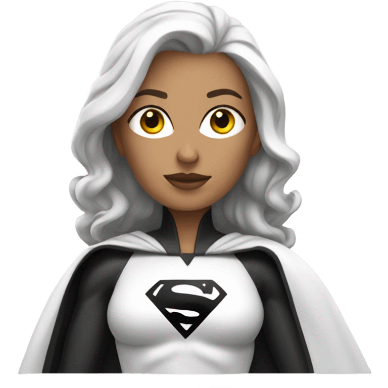 White superwoman emoji