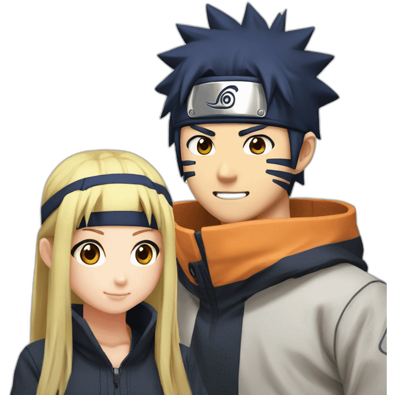 Naruto and hinata emoji