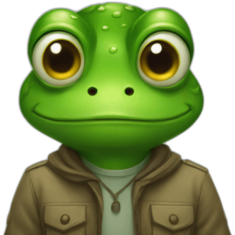 Frog guy  emoji